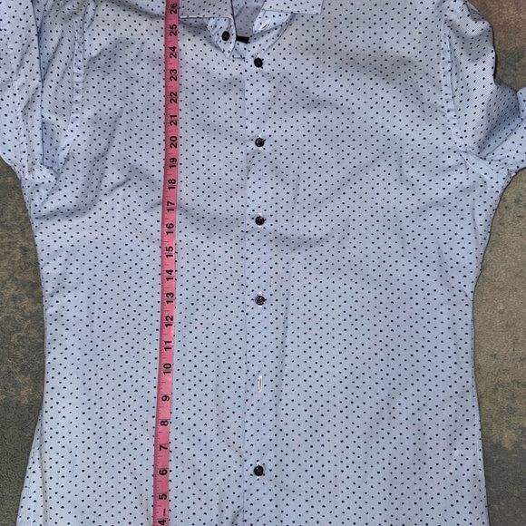 1901 Men 15 1/2  Long Sleeve Casual Button Down Trim Fit Shirt - Picture 10 of 10